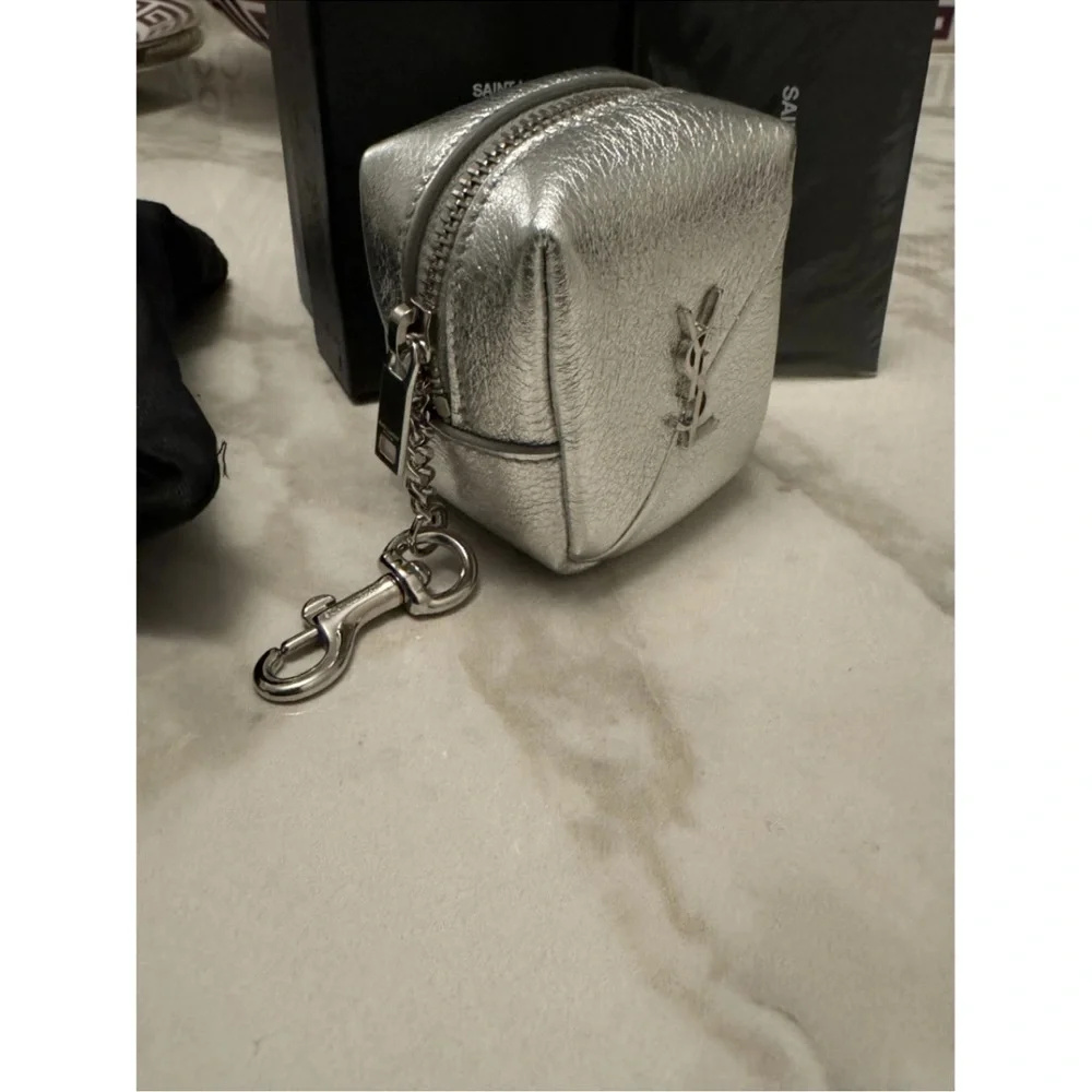 Yves Saint Laurent Silver‎ Baby Bag